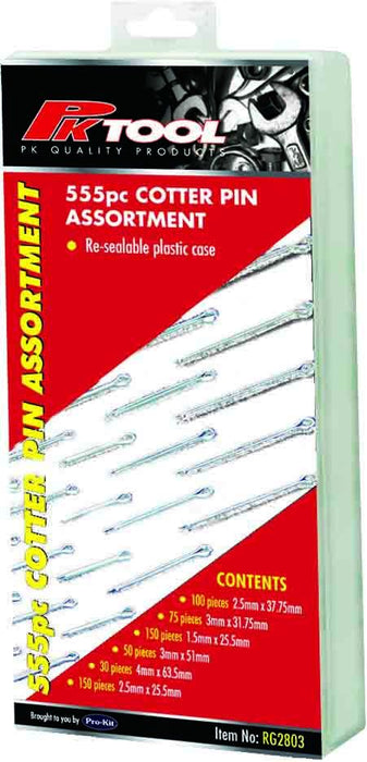 555 Piece Cotter / Split Pin Assortment - RG2803