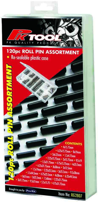 120 Piece Roll Pin Assortment - RG2807