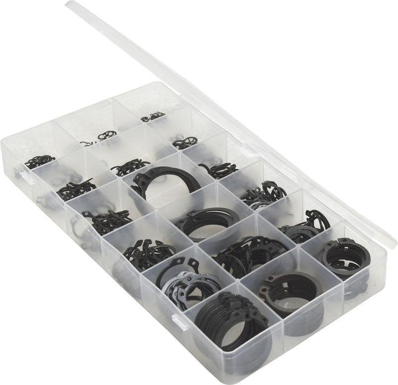 300 Piece External Circlip (Snap Ring) Assortment - RG2808