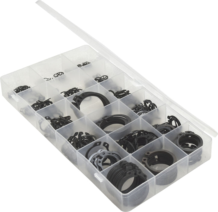 300 Piece External Circlip (Snap Ring) Assortment - RG2808