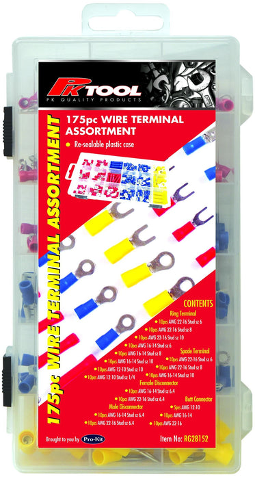 175 Piece Wire Terminal Assortment - RG28152