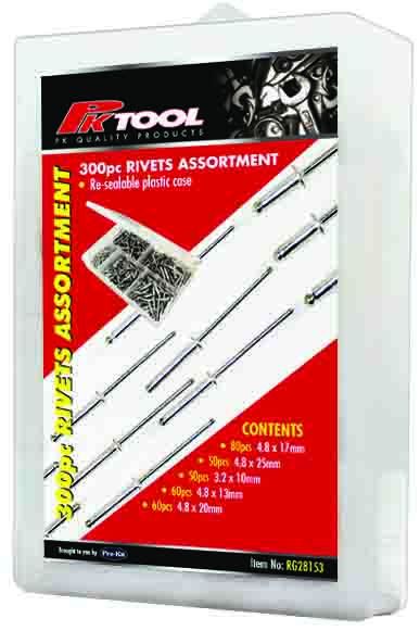 300 Piece Rivet Assortment - RG28153