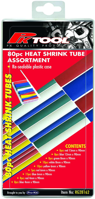 80 Piece Heat Shrink Tube Assortment - RG28162