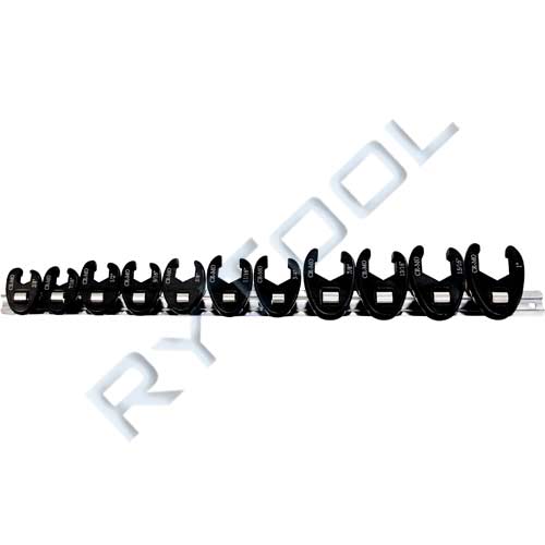 RyTool 11 Piece AF Crowfoot Wrench Set  - RT7433 - A1 Autoparts Niddrie
