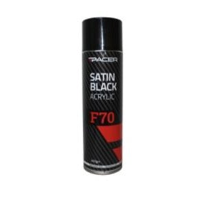 Pacer F70 Acrylic Satin Black - 400g Aerosol