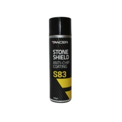 Pacer S83 Stone Shield (Black) - 400g Aerosol