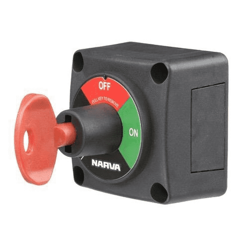 Narva Battery Master Switch with Removable Key
 - 61078BL