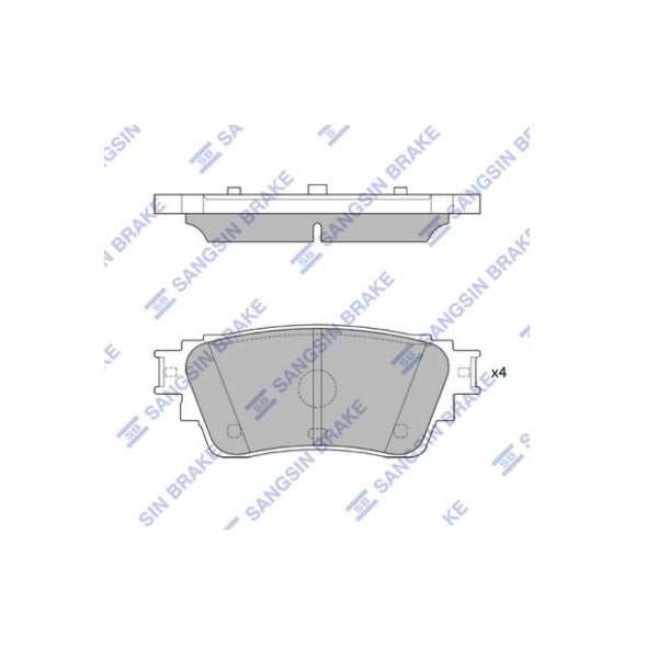 Hi-Q Brake Pads Set - SP4338 (SDB2486)