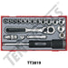 Teng Tools 19 Piece 3/8" Drive Metric Socket Set TC-Tray - TT3819 - A1 Autoparts Niddrie