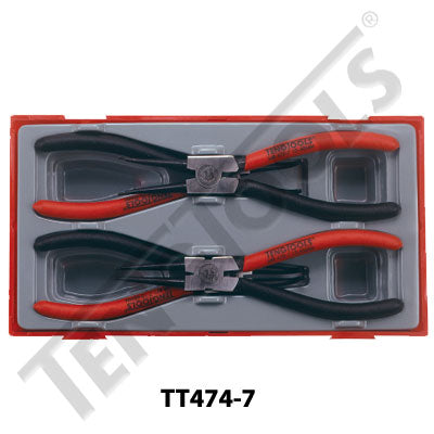 Teng Tools 4 Piece 7" Mega Bite Snap Ring TC-Tray - TT474-7 - A1 Autoparts Niddrie