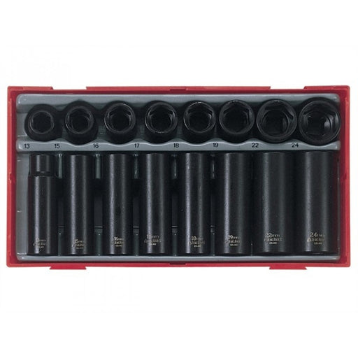 Teng Tools 16 Piece 1/2" Drive Impact Socket Set TC-Tray - TT9116 - A1 Autoparts Niddrie