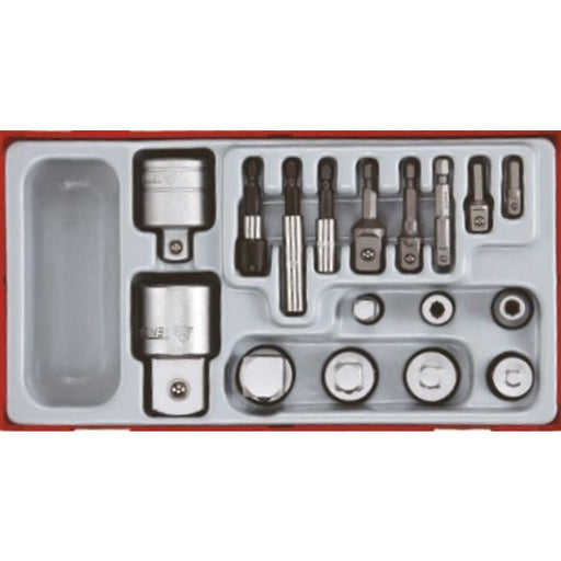 Teng Tools 17 Piece Adaptor Set TC-Tray - TTADP17 - A1 Autoparts Niddrie