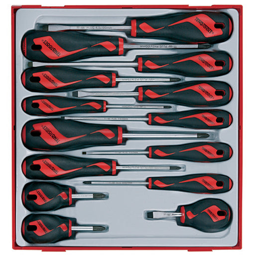 Teng Tools 14 Piece Screwdriver Set TC-Tray - TTD914N - A1 Autoparts Niddrie