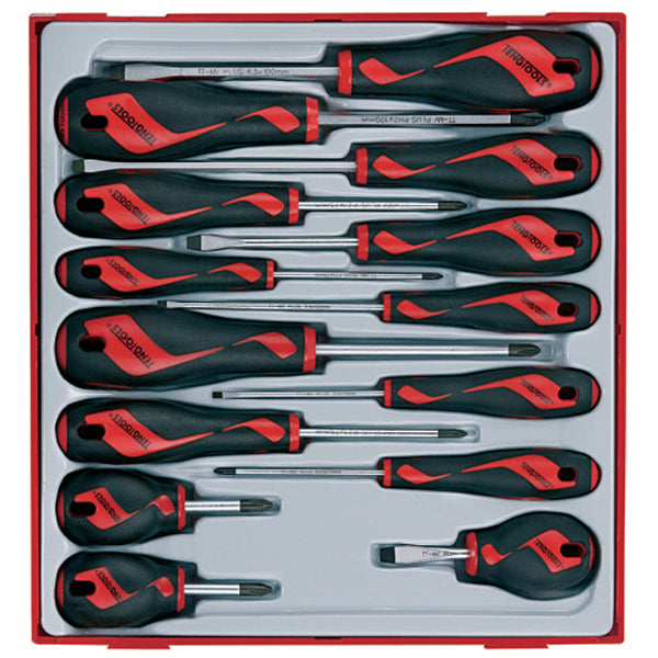 Teng Tools 14 Piece Screwdriver Set TC-Tray - TTD914N - A1 Autoparts Niddrie