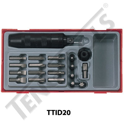 Teng Tools 20 Piece 1/2" Drive Impact Driver Set TC-Tray - TTID20 - A1 Autoparts Niddrie