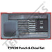 Teng Tools 9 Piece Pin Punch & Chisel Set TC-Tray - TTPC09 - A1 Autoparts Niddrie