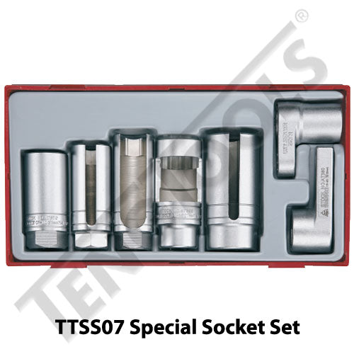 Teng Tools 7 Piece Specialist Sockets Set TC-Tray - TTSS07 - A1 Autoparts Niddrie
