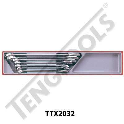 Teng Tools 7 Piece Metric Spanner Set TC-Tray - TTX2032 - A1 Autoparts Niddrie