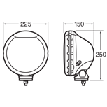 Narva Ultima 225 Blue Combination Driving Lamp Kit  - 71700BE - A1 Autoparts Niddrie
 - 2