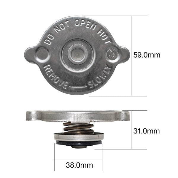 Tridon Radiator Cap - CN0430 - A1 Autoparts Niddrie