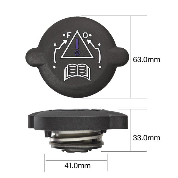 Tridon Recovery Radiator Cap - DE20140 — A1 Autoparts Niddrie