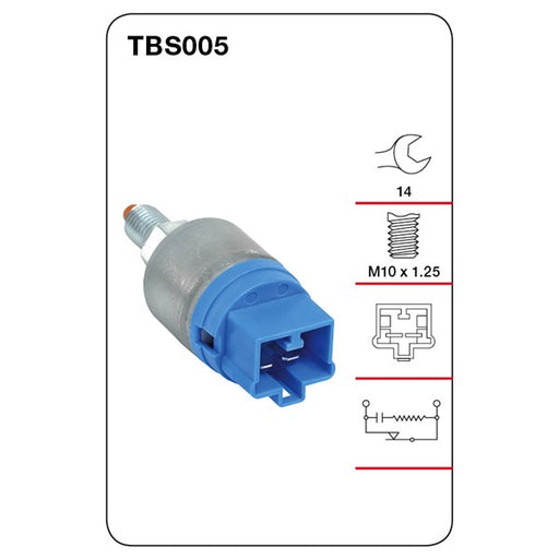 Tridon Brake / Stop Light Switch - TBS005 - A1 Autoparts Niddrie