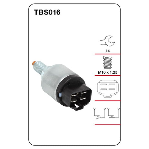 Tridon Brake / Stop Light Switch - TBS016 - A1 Autoparts Niddrie
