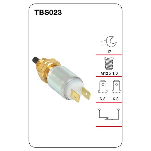 Tridon Brake / Stop Light Switch - TBS023 - A1 Autoparts Niddrie