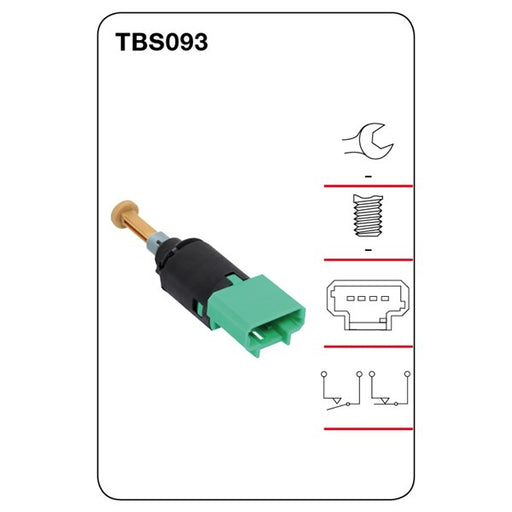Tridon Brake / Stop Light Switch - TBS093 - A1 Autoparts Niddrie
