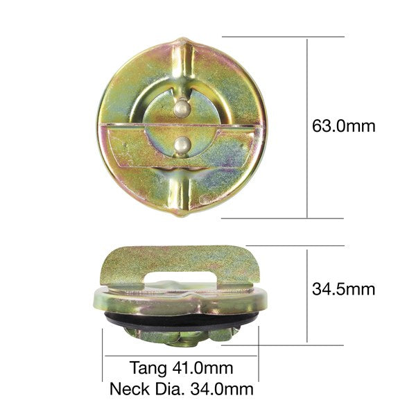 Tridon Non-Locking Fuel Cap - TFNL207 - A1 Autoparts Niddrie