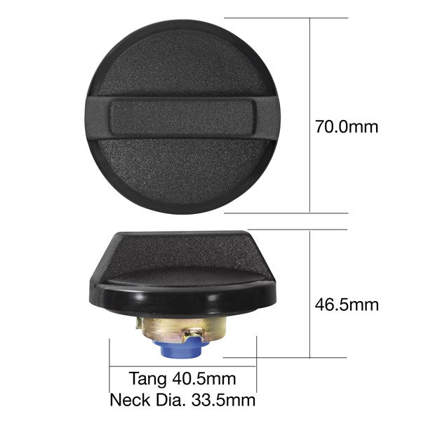 Tridon Non-Locking Fuel Cap - TFNL210 - A1 Autoparts Niddrie