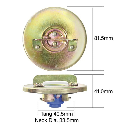 Tridon Non-Locking Fuel Cap - TFNL211 - A1 Autoparts Niddrie