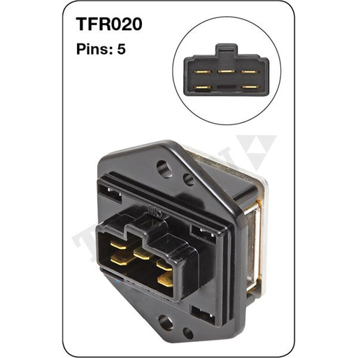 Tridon Heater Fan Resistor - TFR020 - A1 Autoparts Niddrie
