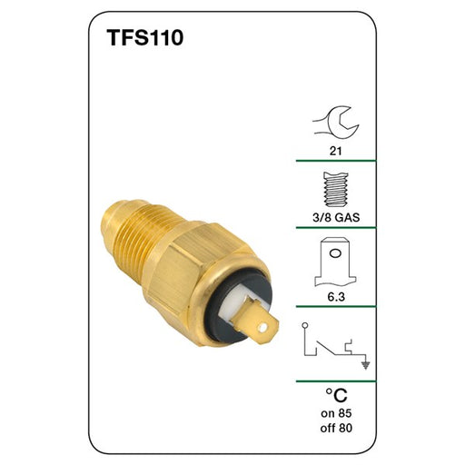 Tridon Thermo Fan Switch - TFS110 - A1 Autoparts Niddrie