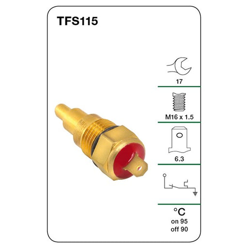 Tridon Thermo Fan Switch - TFS115 - A1 Autoparts Niddrie