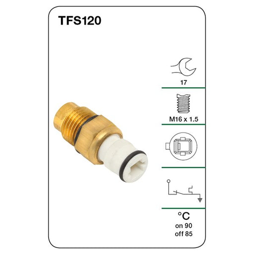 Tridon Thermo Fan Switch - TFS120 - A1 Autoparts Niddrie
