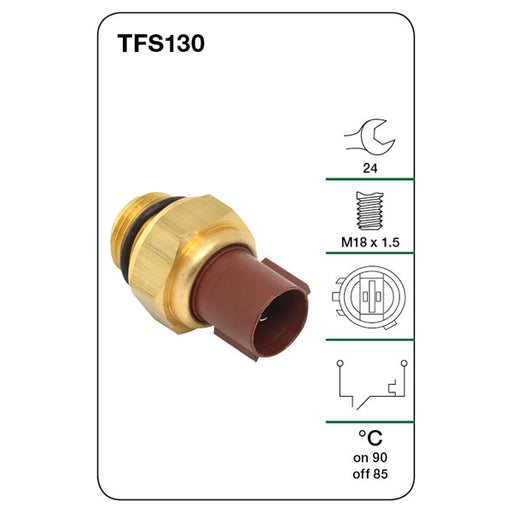 Tridon Thermo Fan Switch - TFS130 - A1 Autoparts Niddrie