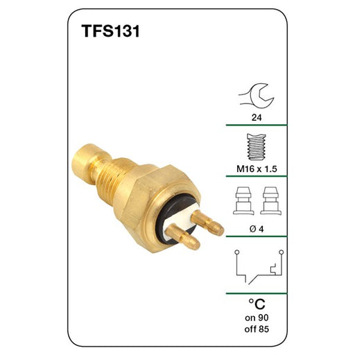 Tridon Thermo Fan Switch - TFS131 - A1 Autoparts Niddrie