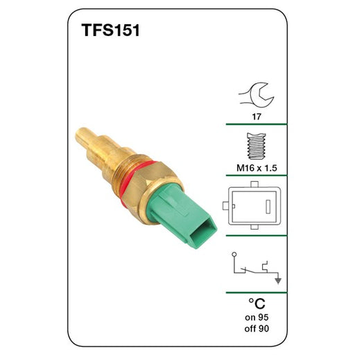 Tridon Thermo Fan Switch - TFS151 - A1 Autoparts Niddrie