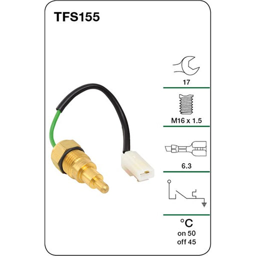 Tridon Thermo Fan Switch - TFS155 - A1 Autoparts Niddrie