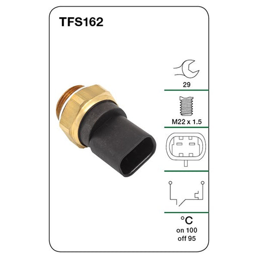 Tridon Thermo Fan Switch - TFS162 - A1 Autoparts Niddrie