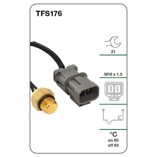 Tridon Thermo Fan Switch - TFS176 - A1 Autoparts Niddrie
