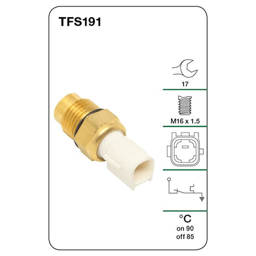 Tridon Thermo Fan Switch - TFS191 - A1 Autoparts Niddrie