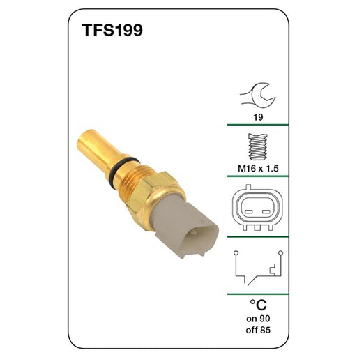 Tridon Thermo Fan Switch - TFS199 - A1 Autoparts Niddrie