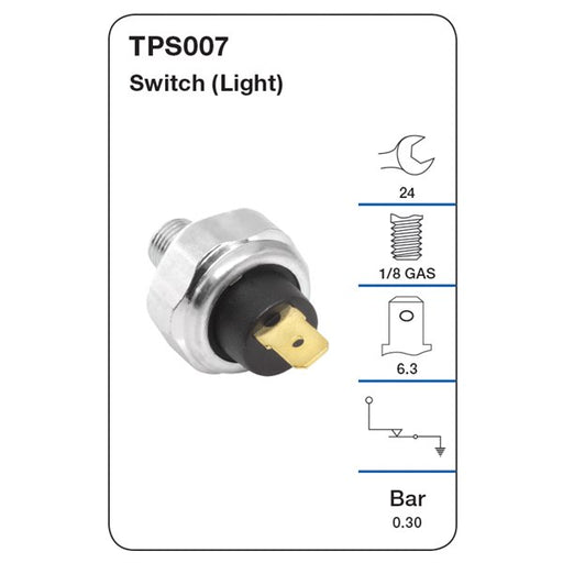 Tridon Oil Pressure Sensor - TPS007 - A1 Autoparts Niddrie