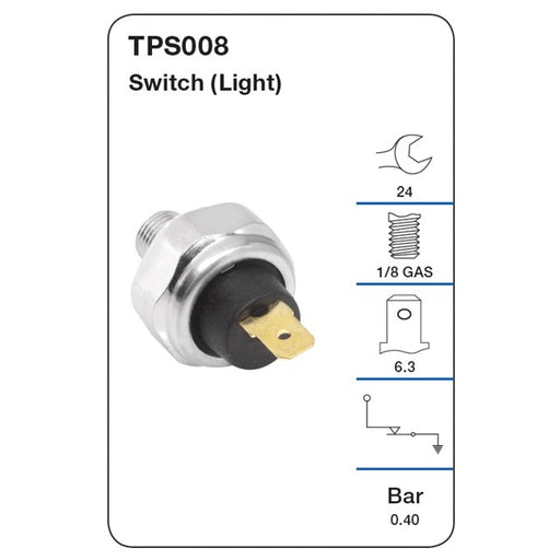 Tridon Oil Pressure Sensor - TPS008 - A1 Autoparts Niddrie