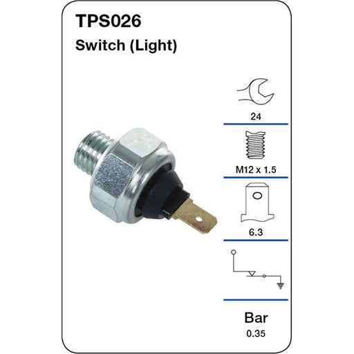 Tridon Oil Pressure Sensor - TPS026 - A1 Autoparts Niddrie