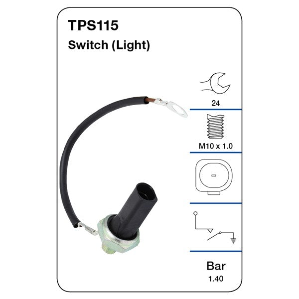 Tridon Oil Pressure Switch (Light) Audi A3, A4, VW Golf TPS115 — A1 Autoparts Niddrie
