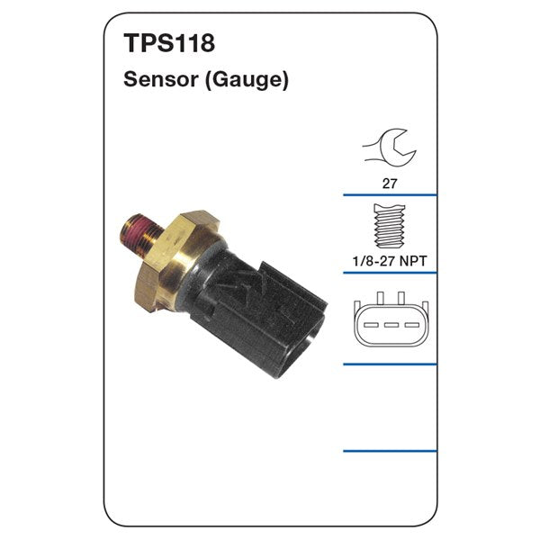 Tridon Oil Pressure Sensor (Gauge) - Chrysler, Jeep - TPS118