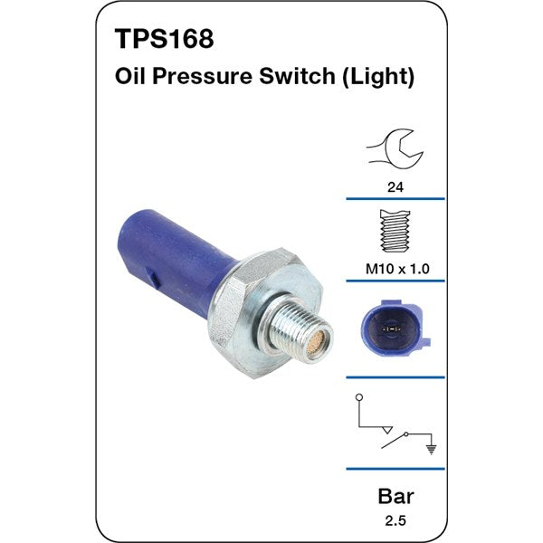 Tridon Oil Pressure Switch - Audi, VW - TPS168